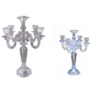 043-530360 CANDELABRO COM LUZ BAT 37CM