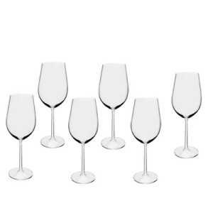 57058 JOGO TACAS VINHO TINTO  SANGHAI TITANIO 515ML