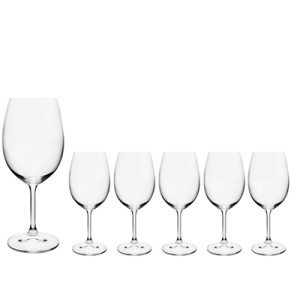 58000A JOGO TACAS V TINTO 450ML ANNA CRISTAL