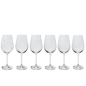 58256 JOGO TACAS VINHO TINTO ELEMENTS 450ML