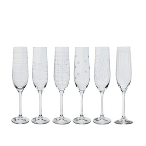 58257 JOGO TACAS CHAMPAGNE ELEMENTS 190ML