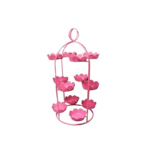 6373-12RS PORTA CUP CAKE ROSA