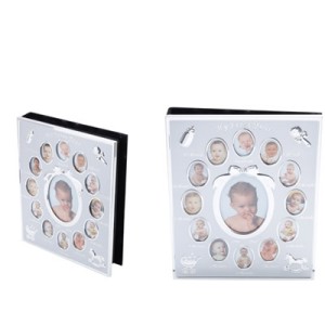 7643 PORTA RETRATO C/ALBUM P/BEBE 13F 20X25CM