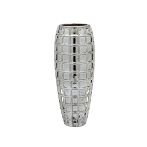 86-278 VASO PRATEADO DECORATIVO