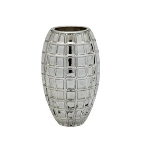 86-279 VASO PRATEADO DECORATIVO