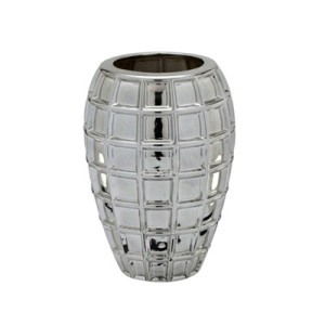 86-280 VASO PRATEADO DECORATIVO