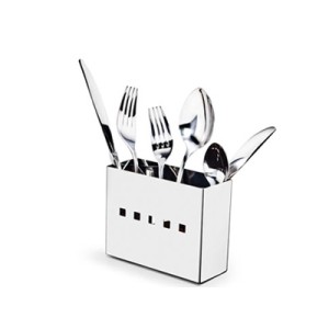 97.02 PORTA TALHERES ACO INOX