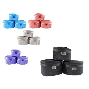 ABC33063 CONJUNTO 3 PCAS NECESSAIRE PURO LUXO