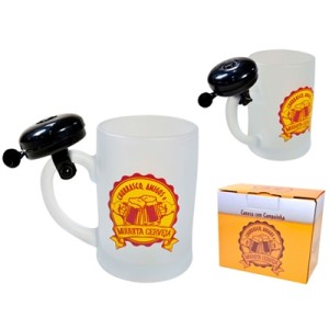 BM-80 CANECA CAMPAINHA CHURRASCO,AMIGOS 400ML