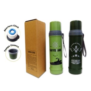 BM-361210 GARRAFA MILITAR INOX 600ML