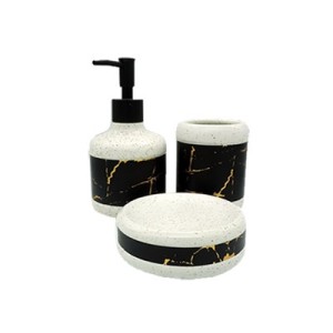 BRKH-10068 KIT BANHEIRO 3PCS 15/10,5X9,5CM