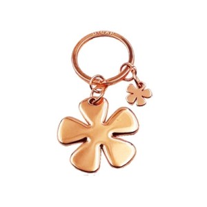 C0013899 CHAVEIRO TREVO ROSE GOLD 8CM