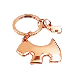 C0013919 CHAVEIRO DE METALCACHORRO ROSE 8,5CM