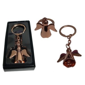 C0014483 CHAVEIRO ANJO SINO ROSE 9,5CM