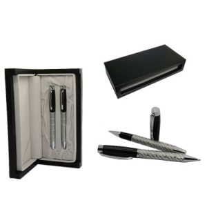 CON-04 CONJUNTO CANETA DE METAL ESFERO/ROLLER