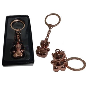 D0011763 CHAVEIRO URSO ROSE 9CM