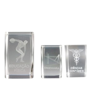 CR001 A 014  ENFEITE DE CRISTAL PROFISSOES