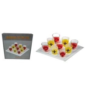 GDJ18M JOGO DA VELHA COPO APERITIVO 27X27CM