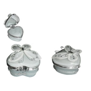 LG14302 PORTA JOIAS CORACAO BORBOLETA