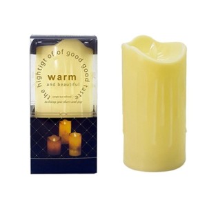 LU7515  VELA LUMINARIA LED PLASTICO 15X7,5CM