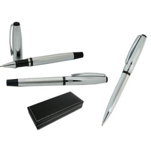 MET-803 CONJUNTO CANETA ESFERO E ROLLER