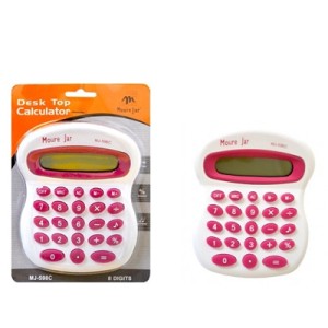 MJ-598C CALCULADORA 8 DIGITOS COLORIDA