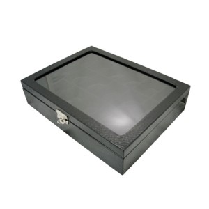 R18 CAIXA PARA 18 RELOGIOS COM VISOR 40X30X9CM