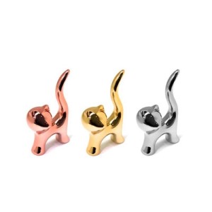 WC409342 GATO CROMADO 4,5X8CM