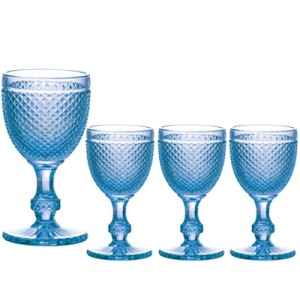 25873 CONJ TACAS AGUA AZUL BICO DE JACA 255ML