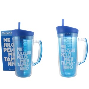 X10022338 CANECAO JARRA ME JULGUE C/GELO INFUSOR