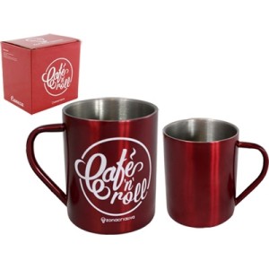 X10022607 CANECA DE ACO CAFE N ROLL 400ML