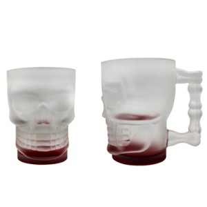 X10023486 CANECA CAVEIRA SKULL MUG VERM 500ML