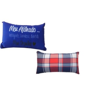 X10061461 ALMOFADA AFILHADO FIBRA 20X40CM