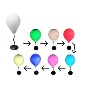 X10081503 LUMINARIA BALAO LED 17X17X37CM