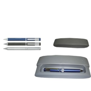 YW16977 CANETA CROWN OLIMPIC ESF AZUL/PRATA