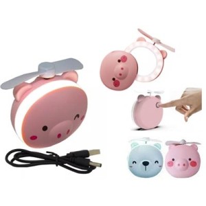 ZJZ ESPELHO DE BOLSA C/VENTILADOR 9X9X3CM