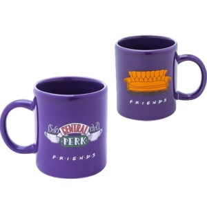 43434 MINI CANECA PORC WB FRIENDS CENTRAL PERK SOFA AZUL 6,7X6,7X7,3CM 140ML