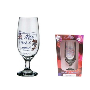 TC006 TACA CERVEJA MAE VOCE E AMOR 300ML