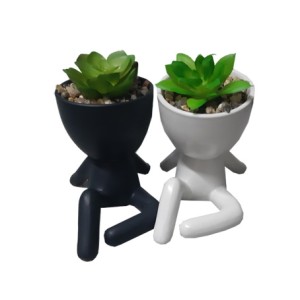 BRSM-10266 VASO BOB DECORATIVO 12X7,5X10CM