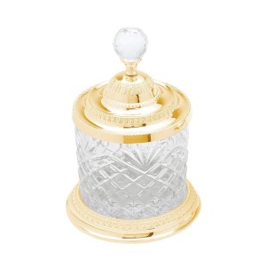 3799 POTE MULTIUSO DOURADO 12,5X18,5CM ZAMAC