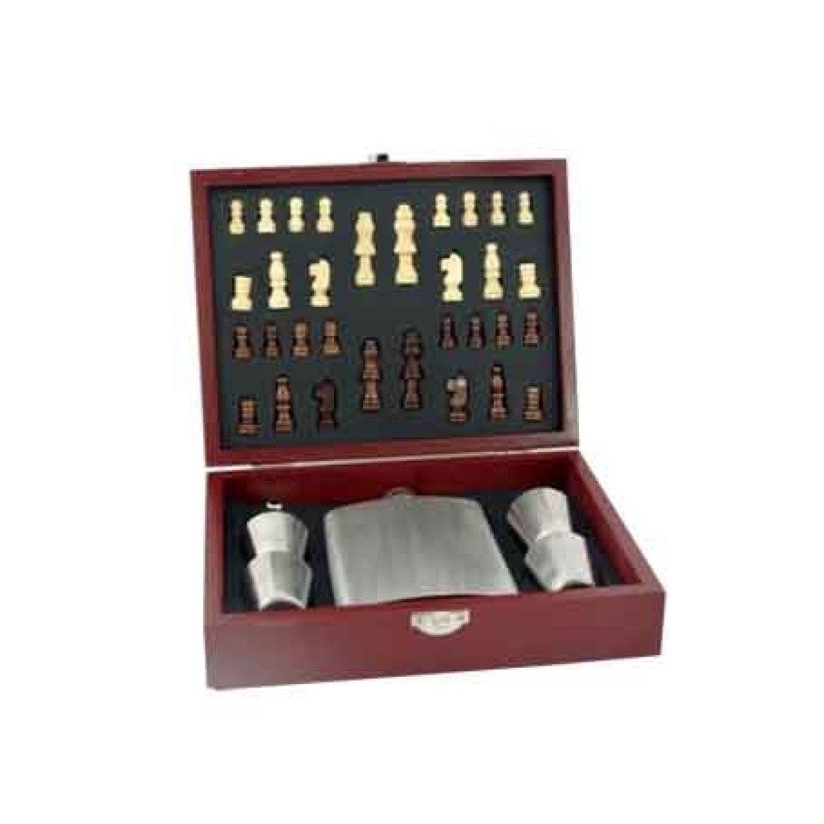 Kit cantil de bolso e jogo xadrez com 06 peças BR190102