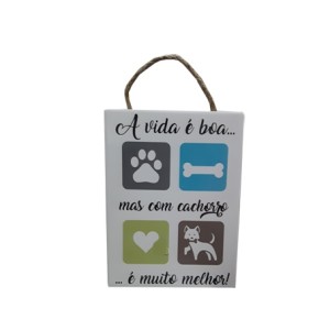TDECP-117 ENDEITE DECORATIVO MOTIVO CACHORRO15X20CM
