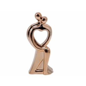 YCMC-13 ENFEITE CASAL ROSE 17X9X10CM