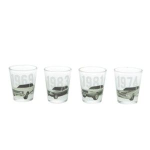 41645 SET C/4PCS COPO DOSE GM OPALAS PRETO 50ML