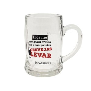 CSC003 CANECA CHOPP DIGA ME COM QUEM 400ML