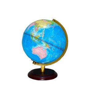 XD-228 GLOBO DE PLASTICO COM MAPA MUNDI 32CM