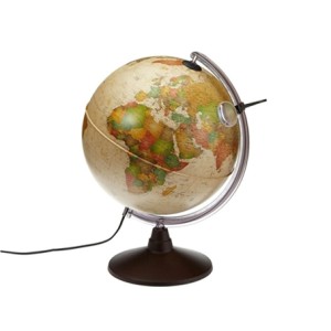 0330MPANPBIMFL46 GLOBO 30 CM MARCO POLO ANTIGO PORTUGUES COM LUZ