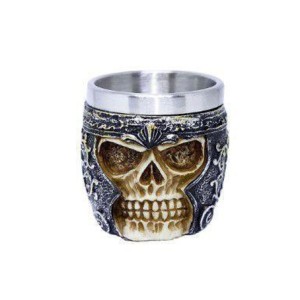 CI19459 COPINHO DE INOX CAVEIRA 80ML
