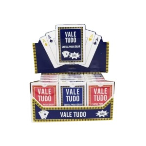 96000 BARALHO VALE TUDO OURO 55 CARTAS