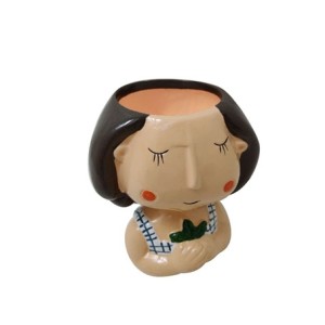 EFP1002 CACHEPOT MENINA 12X10X10CM